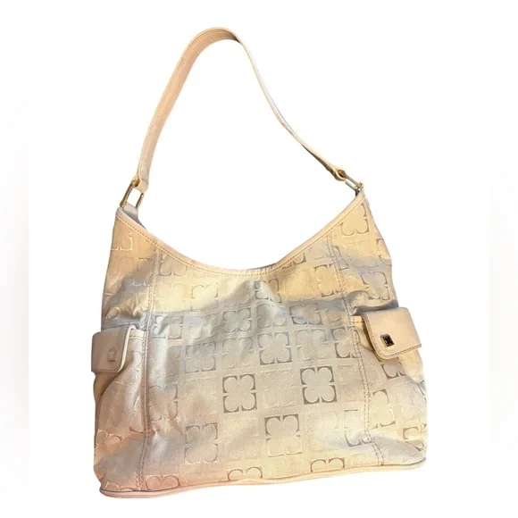 Liz Claiborne Cream Shoulder Bag - Picture 3 of 5